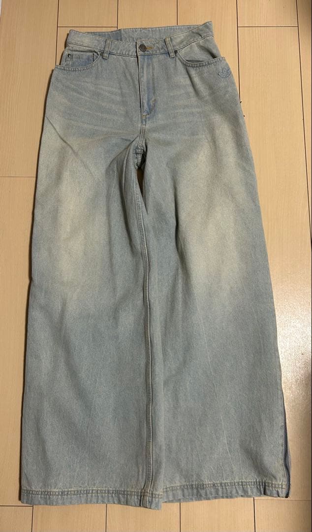 アディダス アディレニウム ワイド デニムパンツ JX9210 28インチ