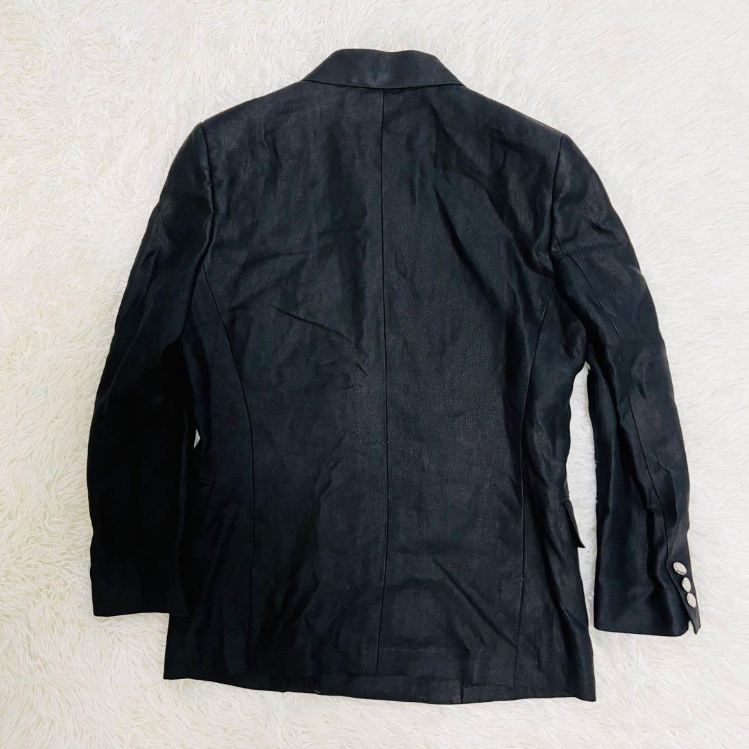 新品タグ付き✨マディソンブルー リネンブレザー ダブルブレスト 04 　ブラック