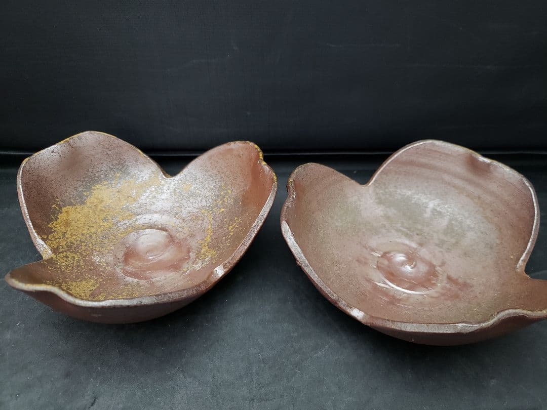 備前焼　割山椒　向付　小鉢　作家物　5客