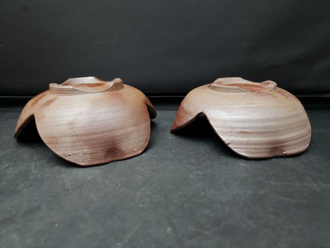 備前焼　割山椒　向付　小鉢　作家物　5客