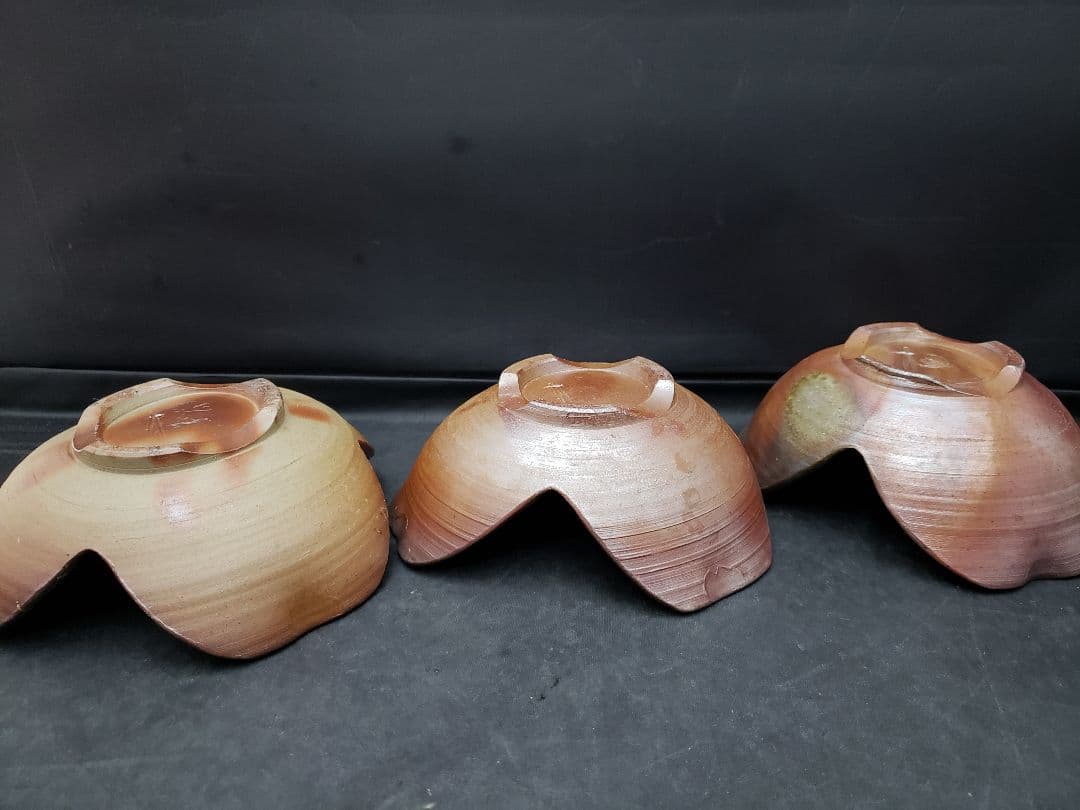 備前焼　割山椒　向付　小鉢　作家物　5客