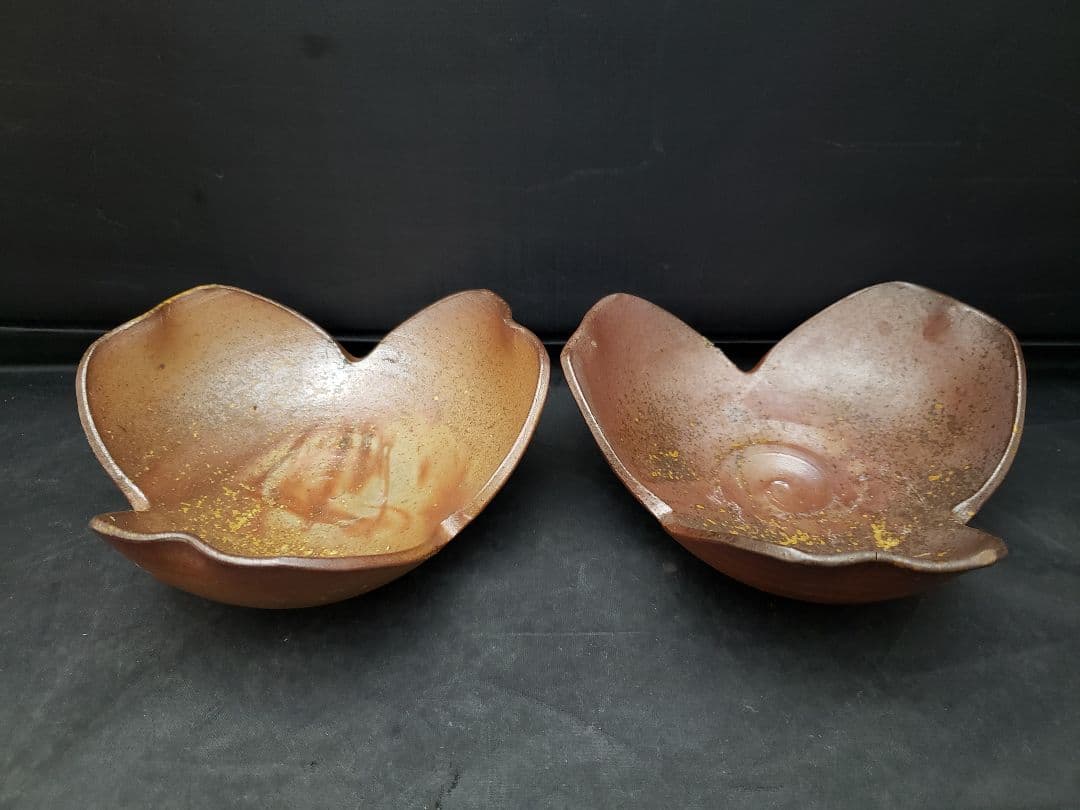 備前焼　割山椒　向付　小鉢　作家物　5客