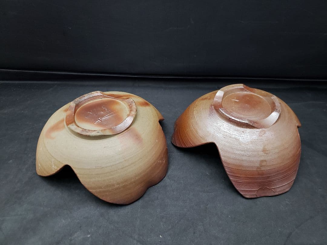 備前焼　割山椒　向付　小鉢　作家物　5客