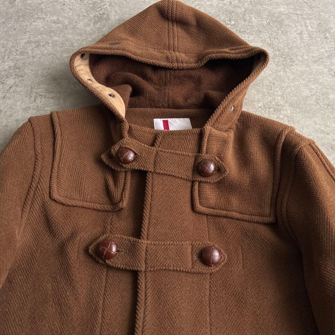 英国製■Raw-tex ムーアブルック ヘリンボーン ウール ダッフルコート
