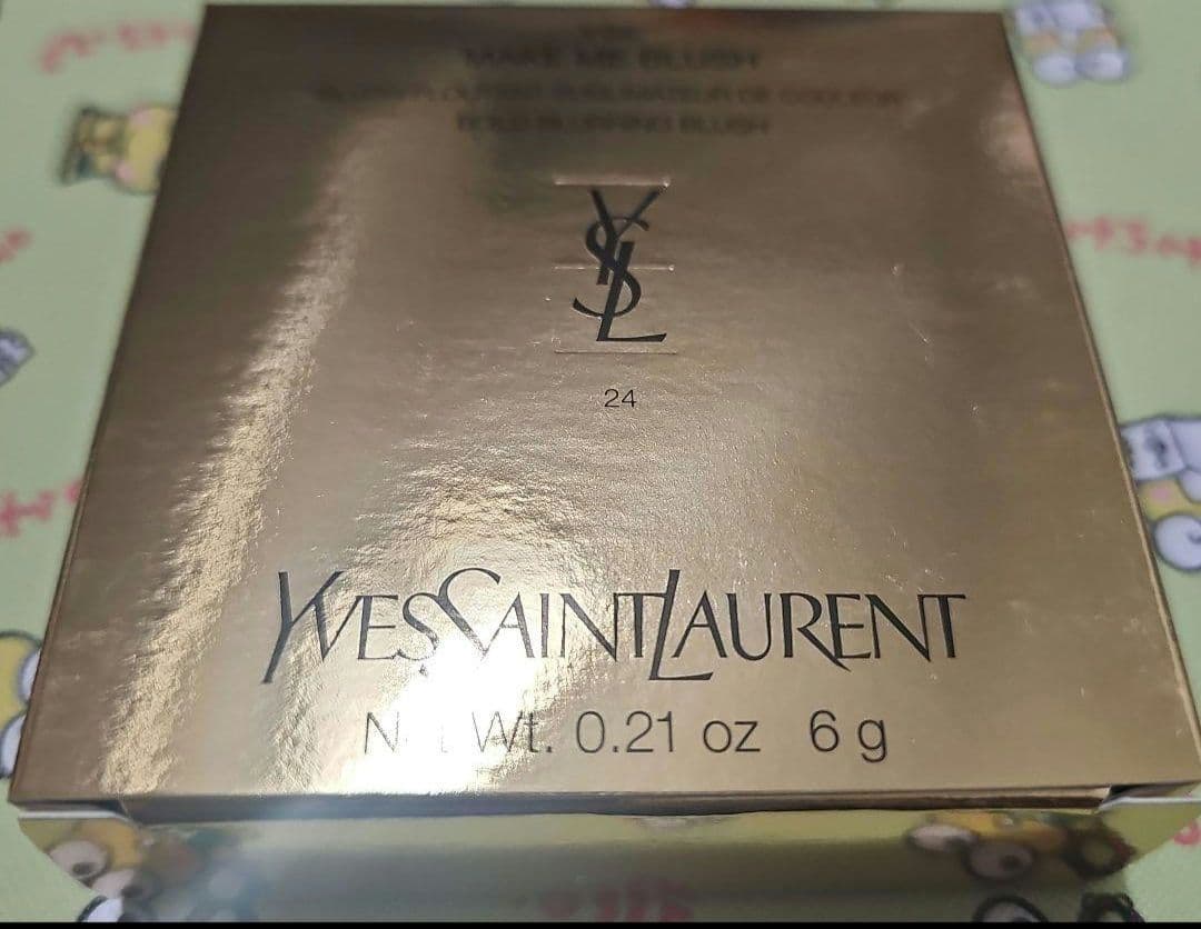 イヴ・サンローラン　メイクミーブラッシュ　パウダー　チーク　24　YSL　限定品