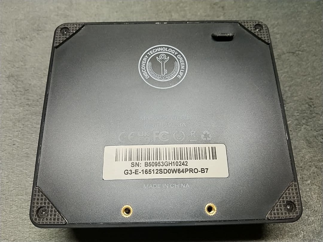 Trigkey G3 ミニPC 16GB SSDなし 動作確認済