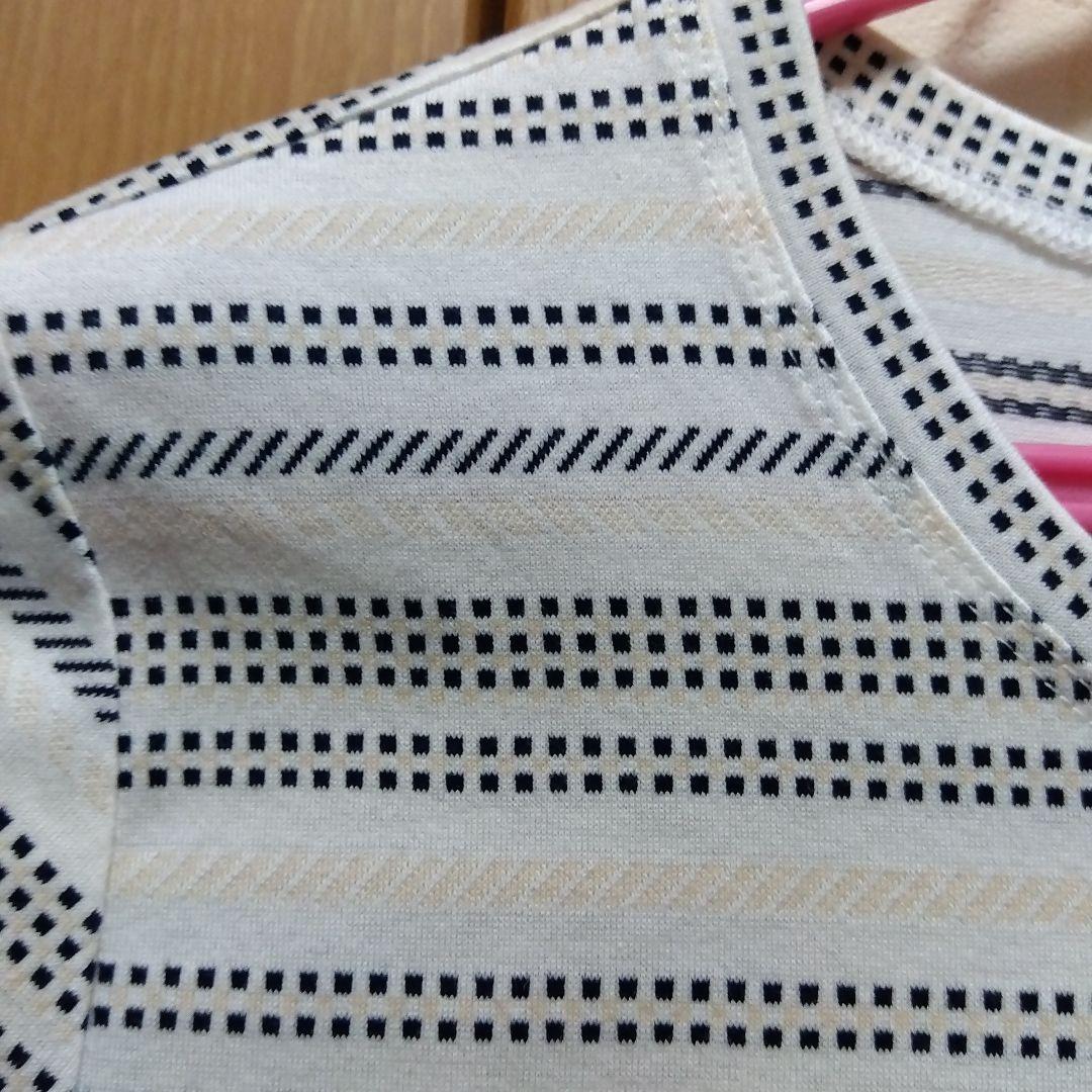 昨年購入・定価33,000円★レリアン Leilian ボーダー織 カットソー9