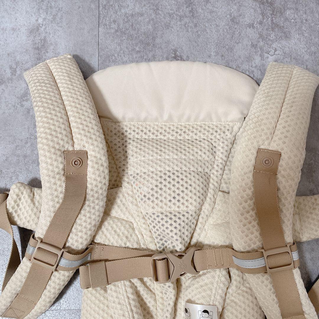 【美品】エルゴ ergo オムニブリーズ 抱っこ紐 ナチュラルベージュ