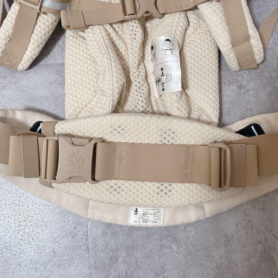 【美品】エルゴ ergo オムニブリーズ 抱っこ紐 ナチュラルベージュ