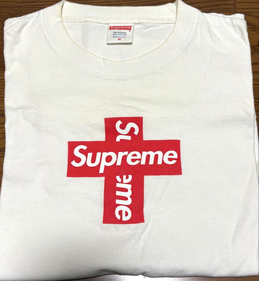 Supreme cross box logo tee Mサイズ