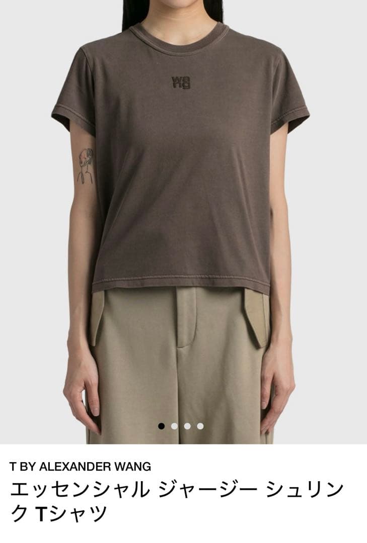 最終値下げ T BY ALEXANDER WANG シュリンク Tシャツ