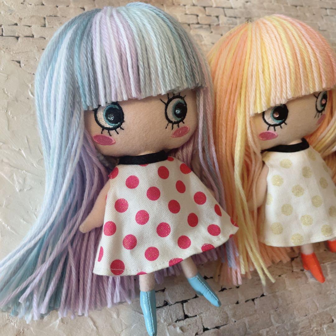 ✧イーマリーちゃんサイズ✧ハッピードール✧フルウィッグ✧３つセット✧