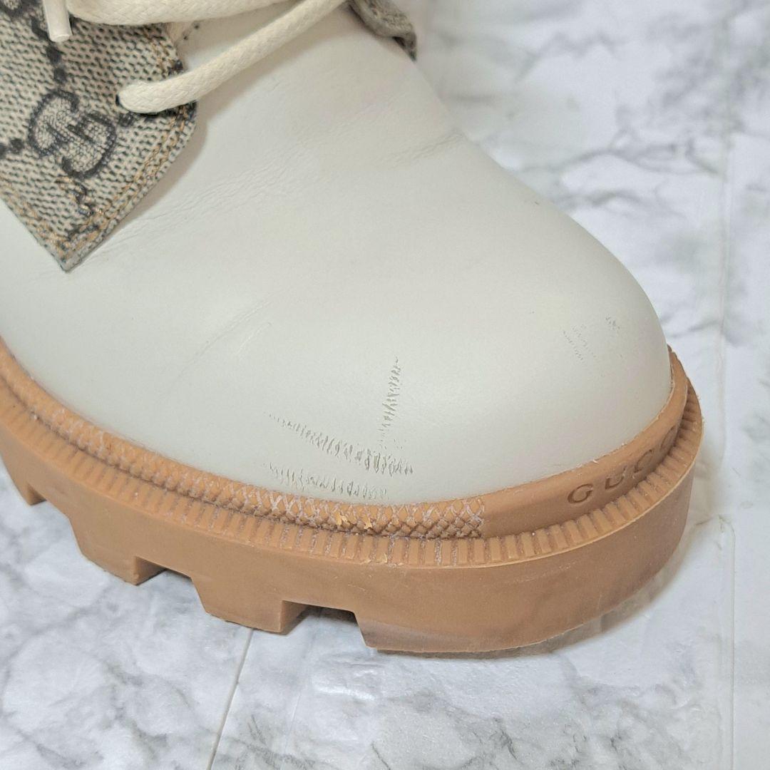 ☆【値下げ交渉可】GUCCI　グッチ　GGスプリーム　ブーツ　35 1/2☆