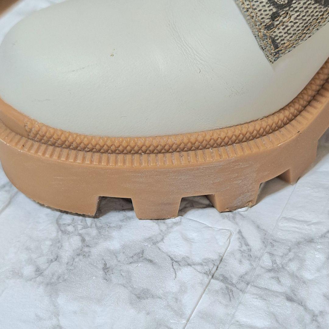 ☆【値下げ交渉可】GUCCI　グッチ　GGスプリーム　ブーツ　35 1/2☆