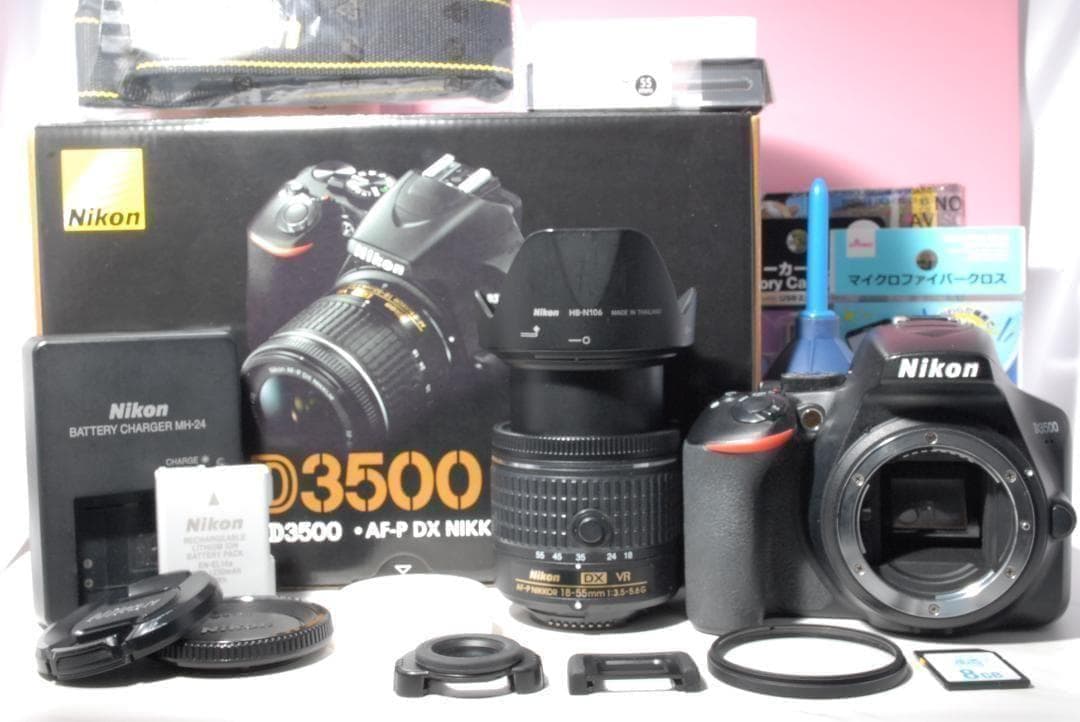 ✨美品✨Nikon D3500レンズキット✨高画質高性能モデル✨一眼レフデビュー