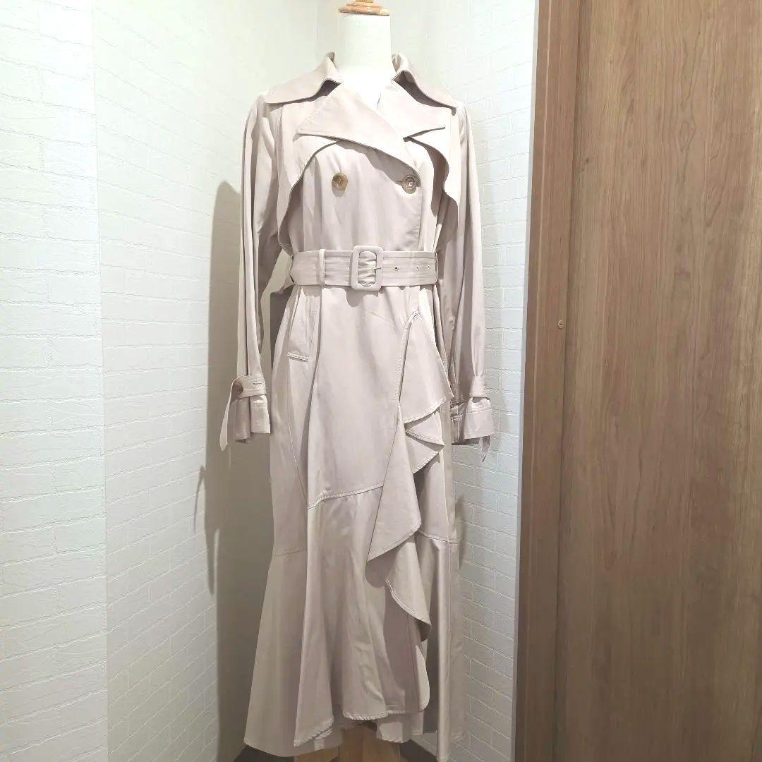お値下げHerlipto　GabardineRuffledTrenchCoat