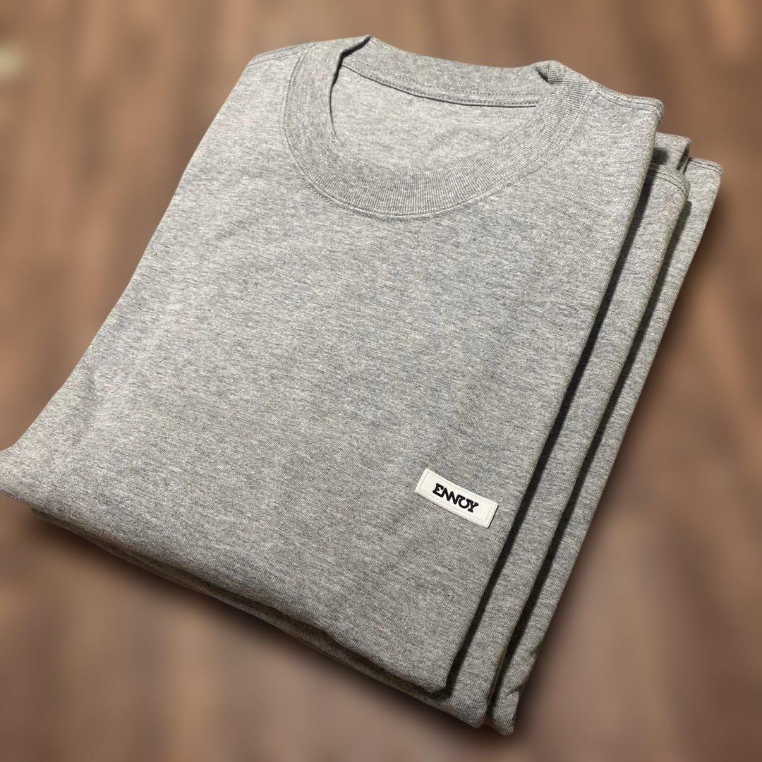 R*F様 新品　ENNOY エンノイ 3PACK Tシャツ L 3枚セット グレ