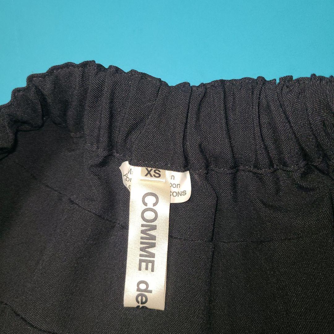 COMME des GARÇONS ブラック フリルキュロット XS
