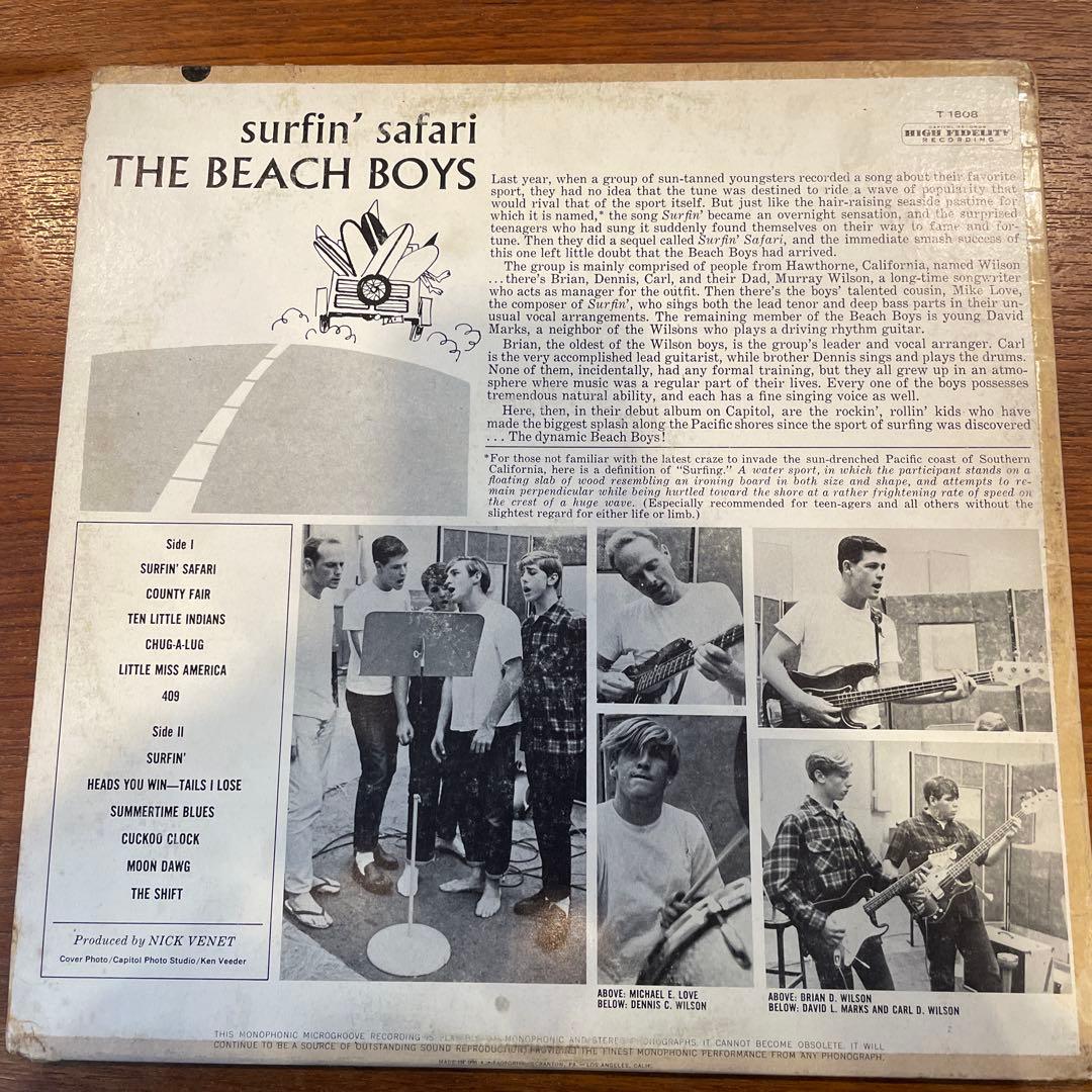 米オリジナルモノ THE BEACH BOYS \"Surfin' safari\"