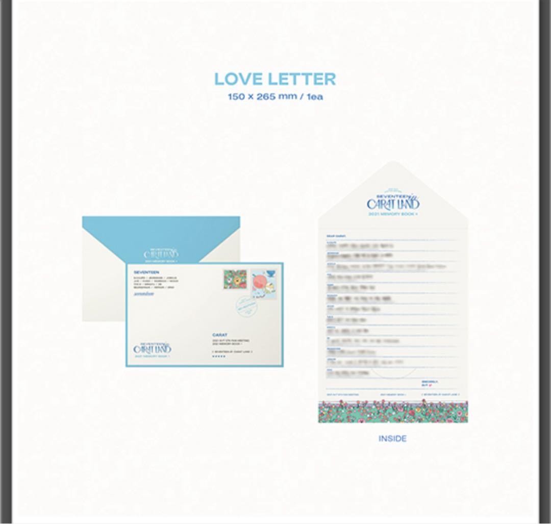SEVENTEEN CARAT LAND2021 MEMORY BOOK＋
