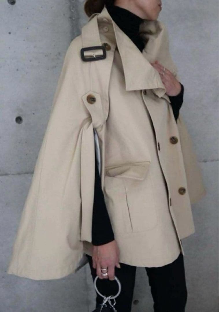 select shop ella ポンチョ トレンチコート