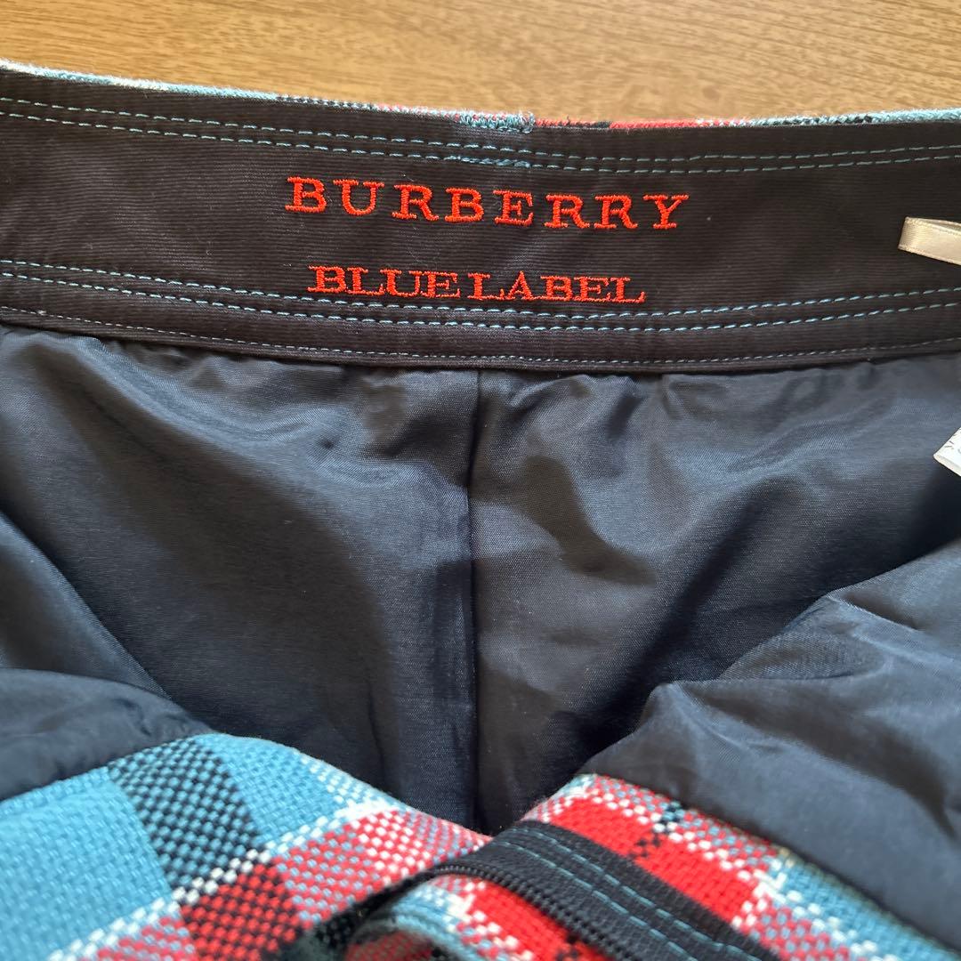 BURBERRY BLUE LABEL チェック柄キュロット 36