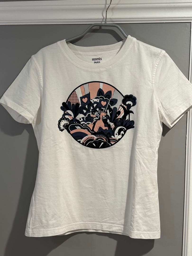 Hermes エルメス　Tシャツ　micro cartouche 36