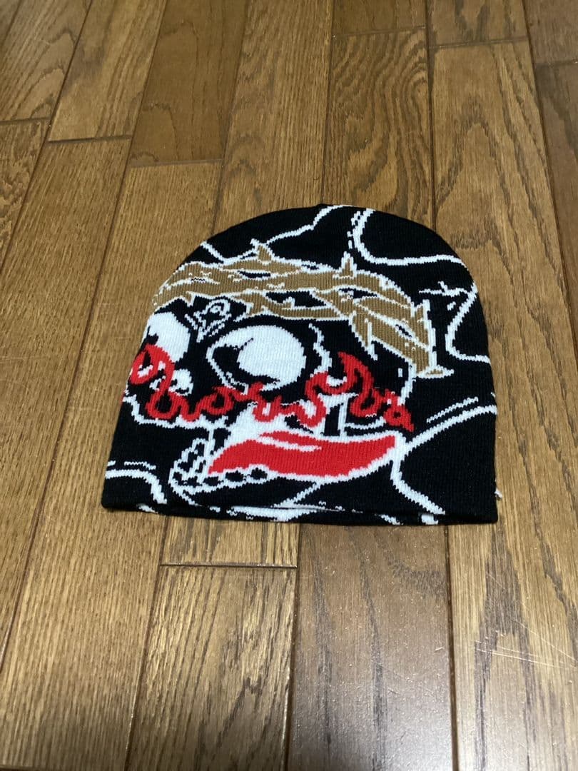 ※袋有　glo gang \" skull of venom \" beanie