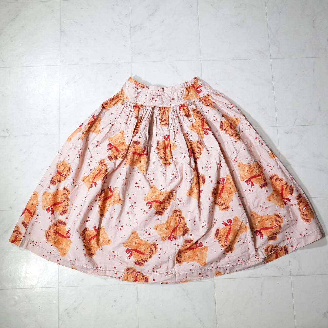 ワンダフルワールド　くま　スカート