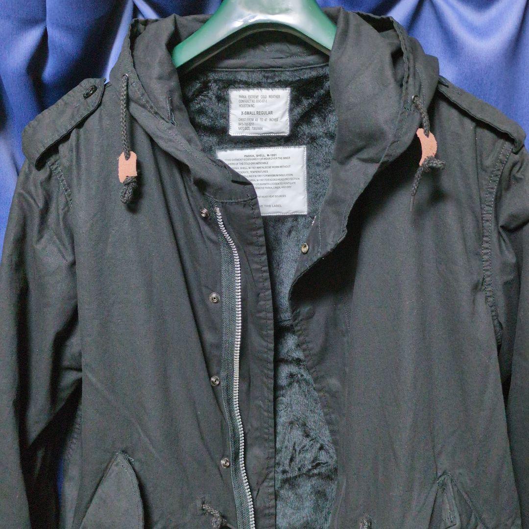 ヒューストン　m51　モッズコート　US.XS（Ｌ）ブラック 美品