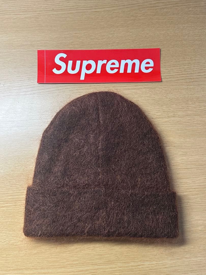 Supreme ビーニー　ブラウン