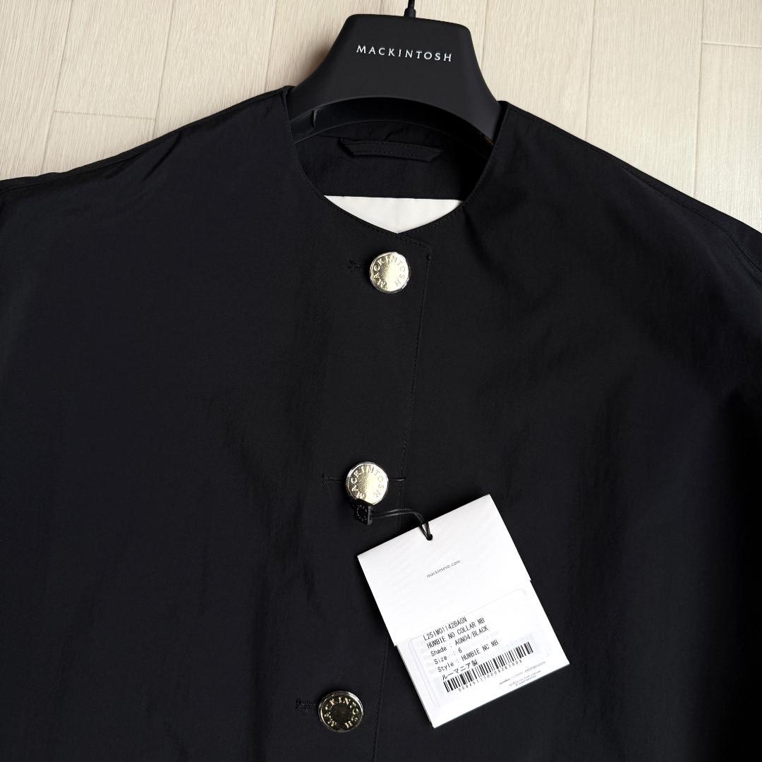 MACKINTOSH HUMBIE ノーカラー コート マッキントッシュハンビー