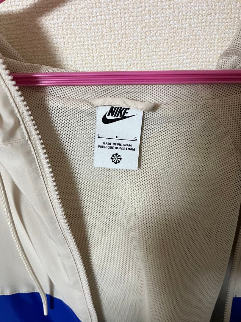 Nike ウィンドブレーカー 青/白