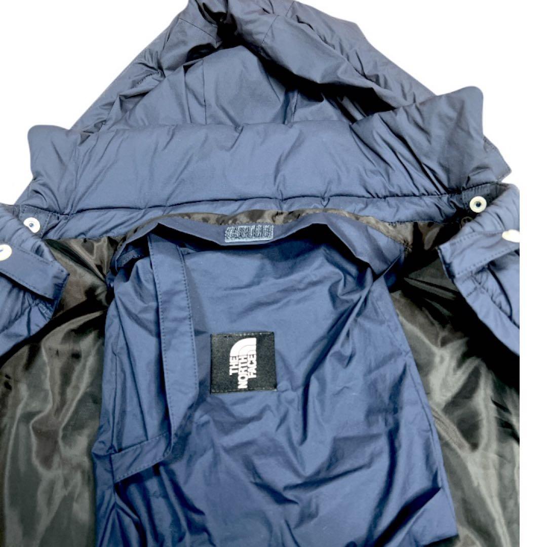 【美品】THE NORTH FACE シェルブランケット ネイビー 防寒ケープ