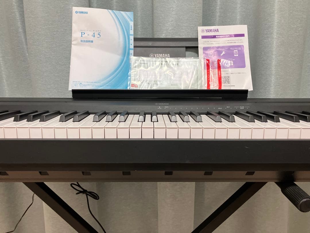 【美品・送料込/スタンド・キーカバー付】2023年製YAMAHA P-45B