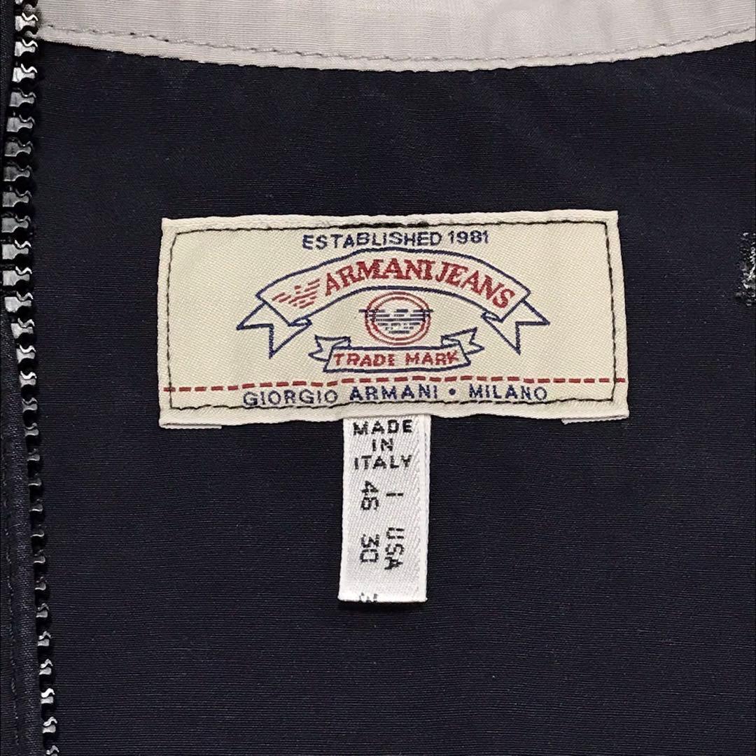 ARMANI JEANS アルマーニ　コットンアノラックパーカー　イタリア製