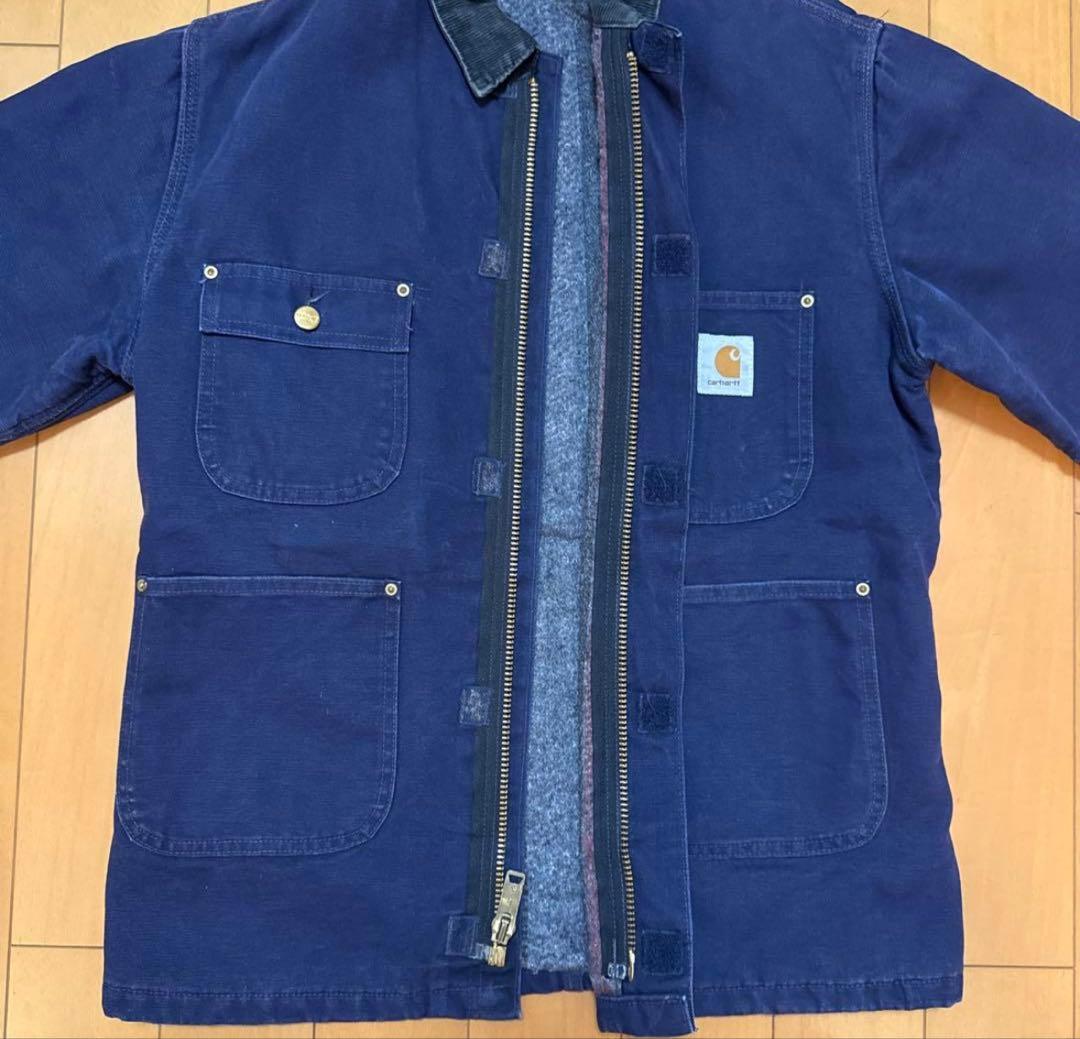 カーハートチョアコート ネイビー星タグ 80sジップStussy 野村訓市