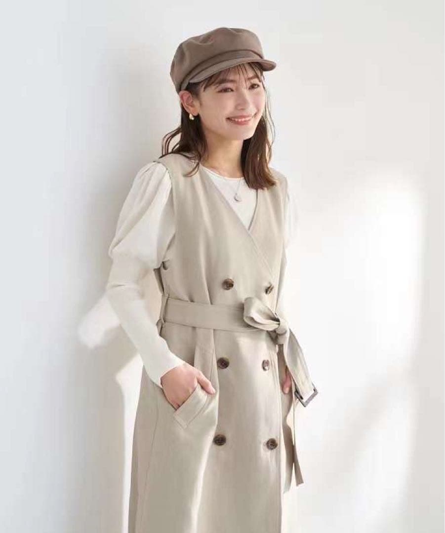 新品 stola 3WAYトレンチコート