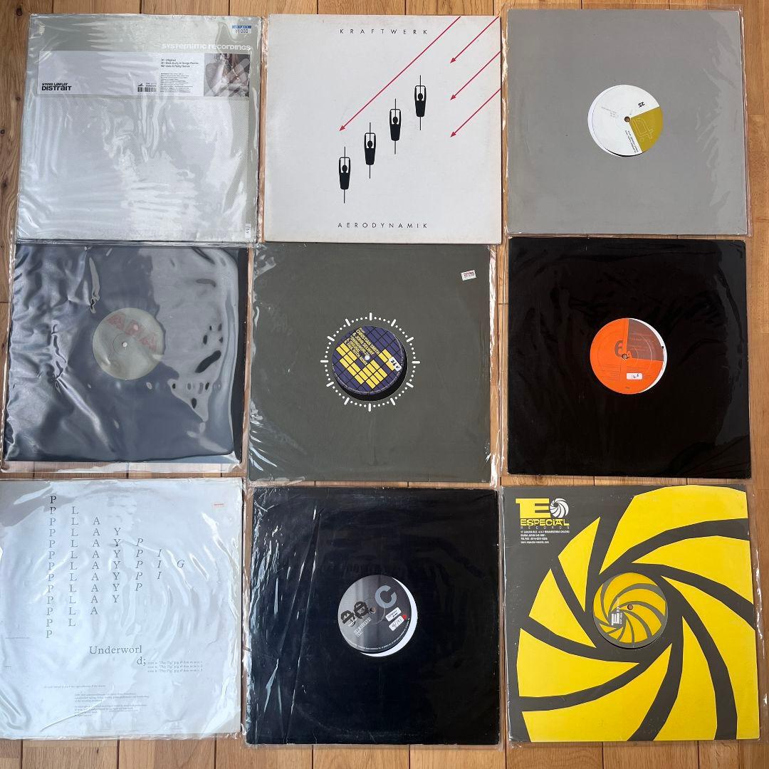 deep house techno レコード　まとめ　まとめ売り　LP　36枚