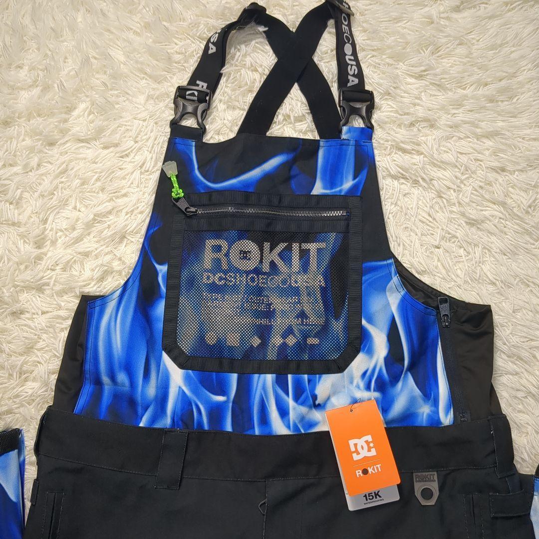【タグ付き✨DC✨ROKIT✨L】スノー スノボ ビブパンツ オーバーオール