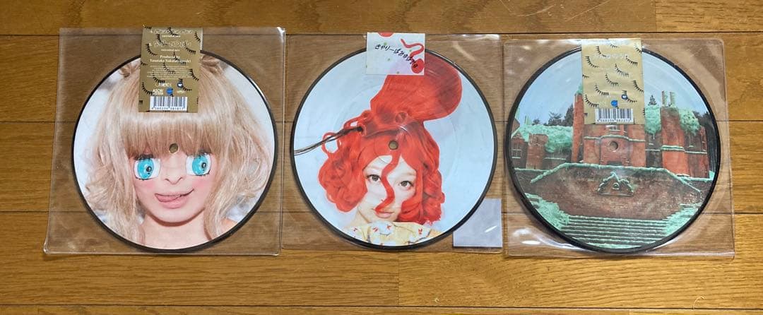 きゃりーぱみゅぱみゅ　ピクチャー　レコード 7インチ　3枚セット
