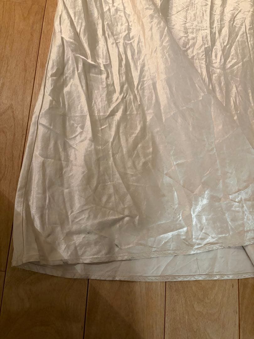 最終値下げ　ENOF ace long skirt ecru M