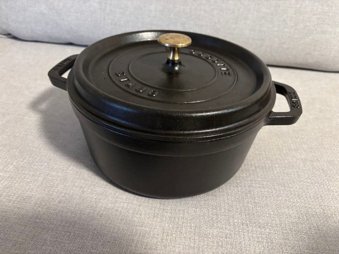 STAUB ストウブ ピコ ココット ラウンド ブラック 24cm