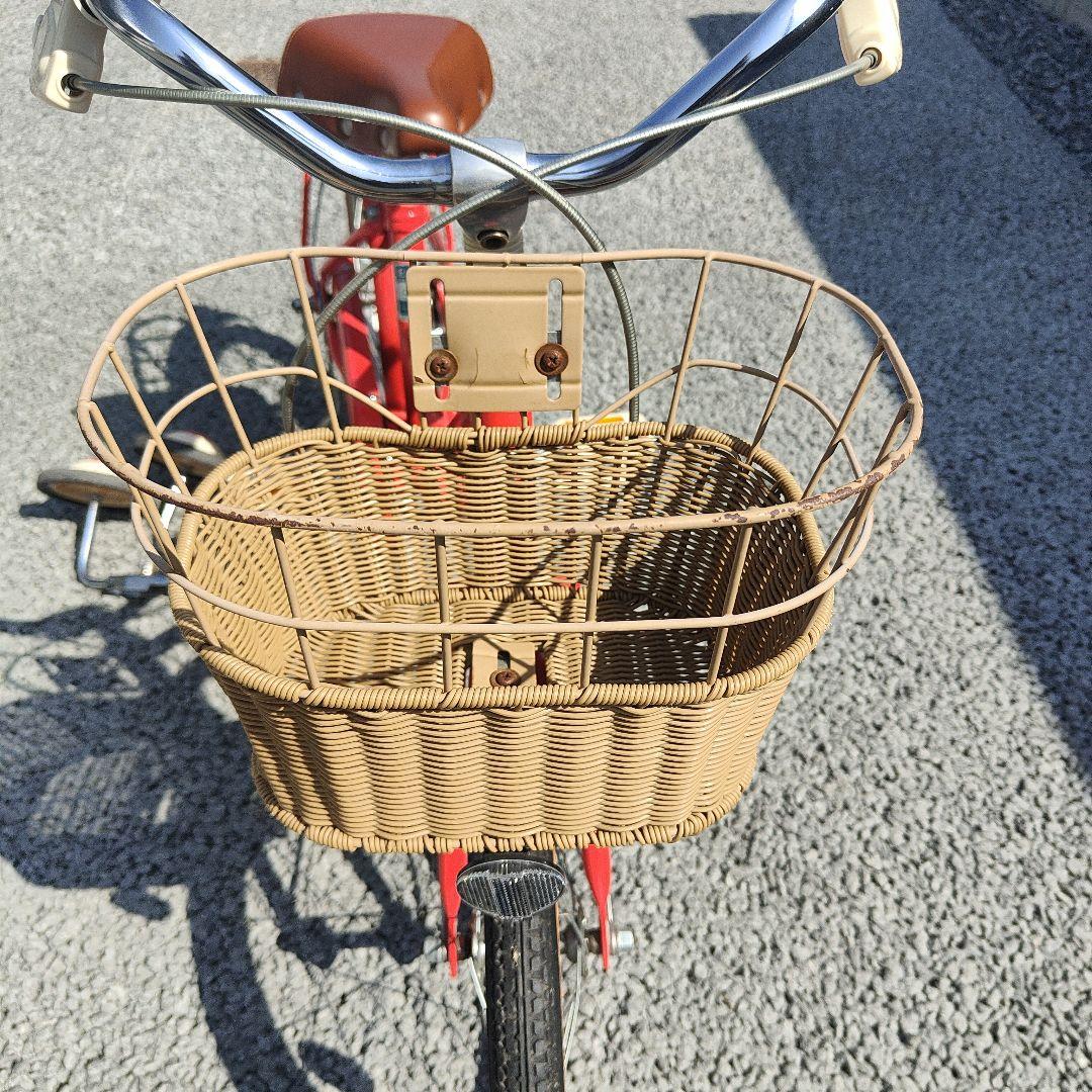 ブリジストン HACCI 赤 幼児用自転車 16インチ　補助輪付き