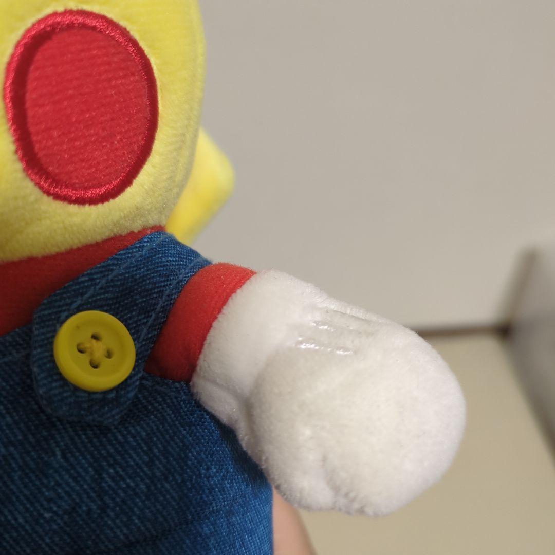 ピカチュウ マリオ コスチューム ぬいぐるみ　レア