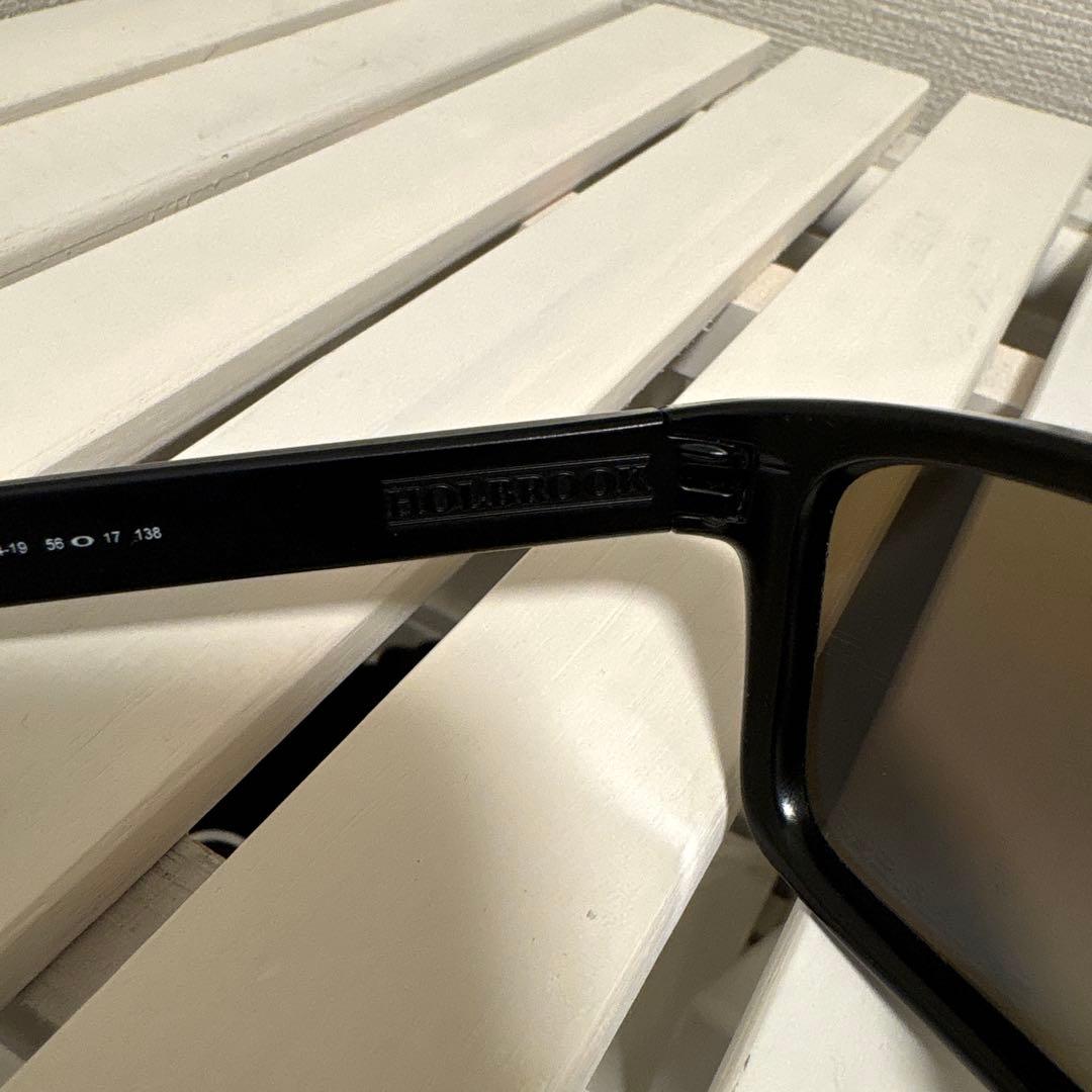 OAKLEY HOLBROOK 偏光サングラス 青レンズ