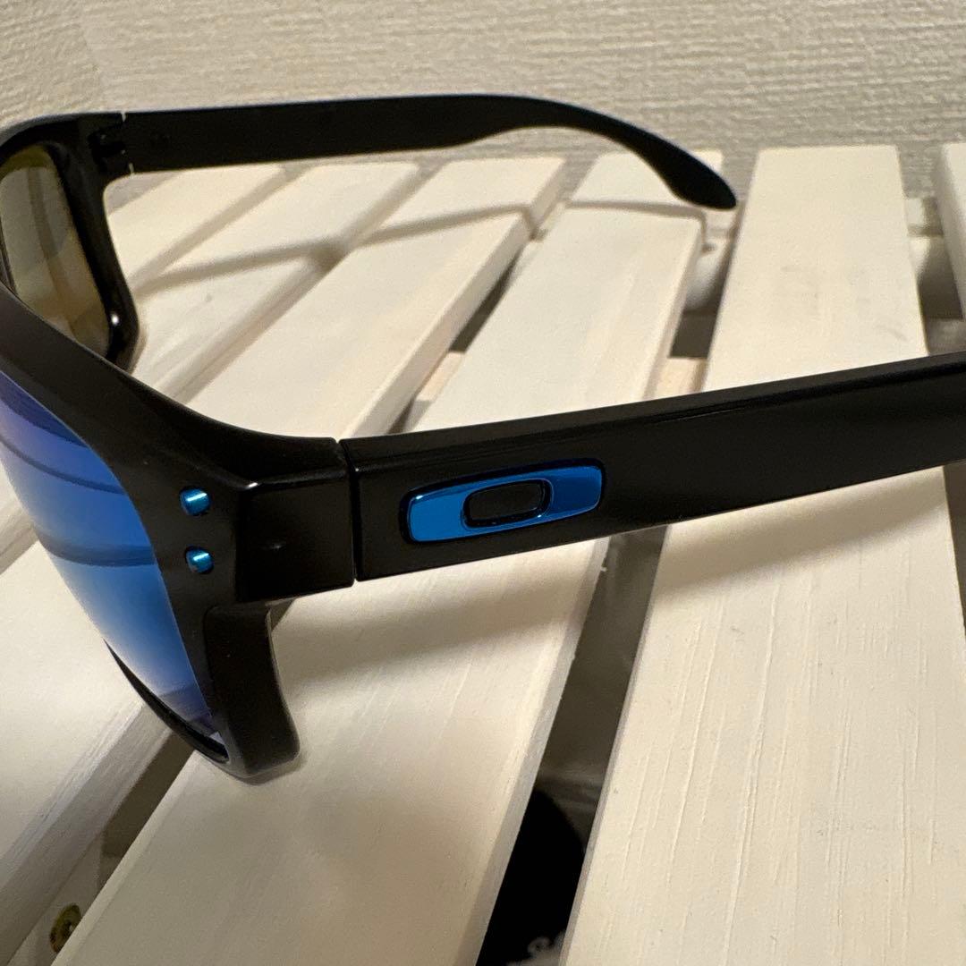 OAKLEY HOLBROOK 偏光サングラス 青レンズ