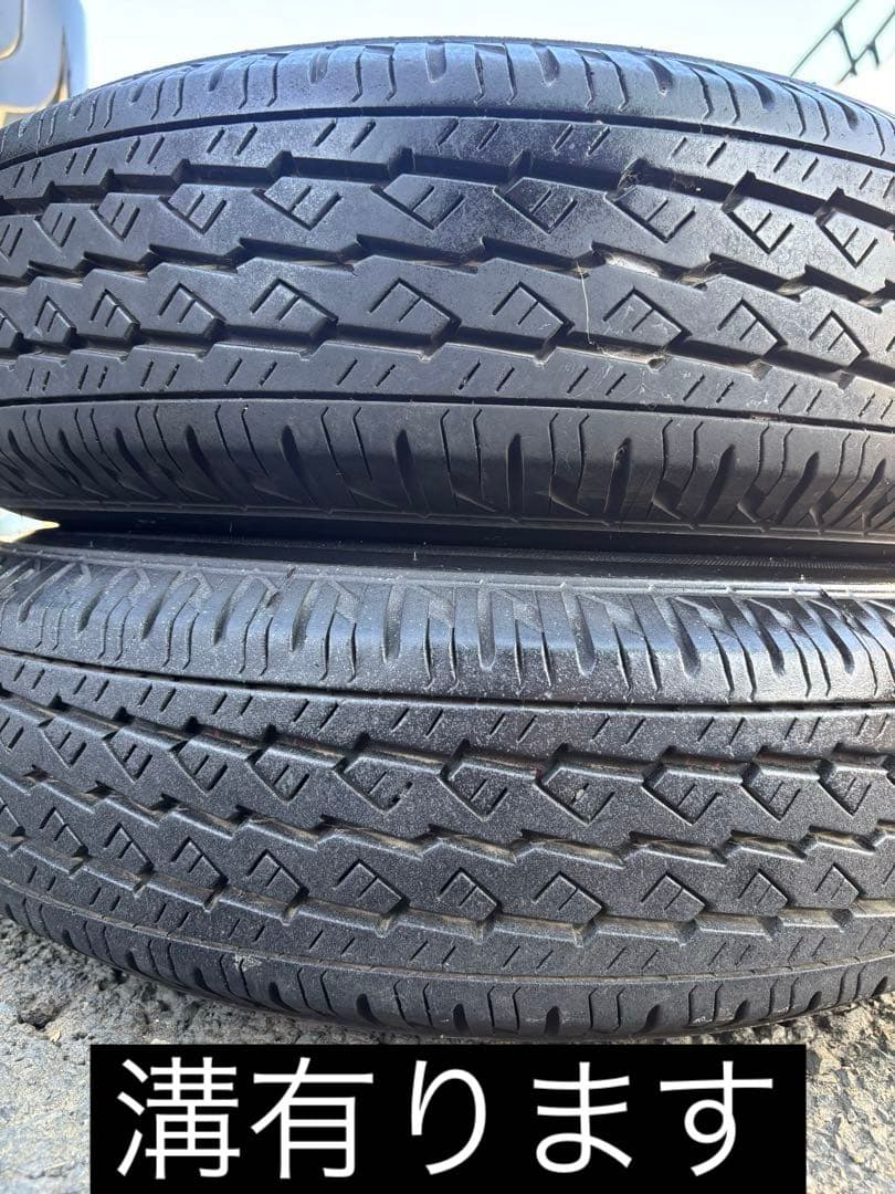 【送料無料】ADバン等165/R13LT タイヤ＆ホイール4本セット　神奈川県