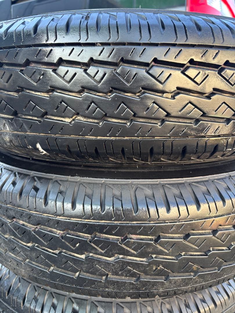 【送料無料】ADバン等165/R13LT タイヤ＆ホイール4本セット　神奈川県