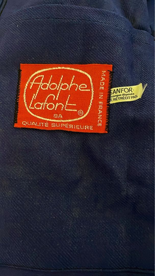 Adolphe Lafont モールスキンカバーオール フラッシャー付